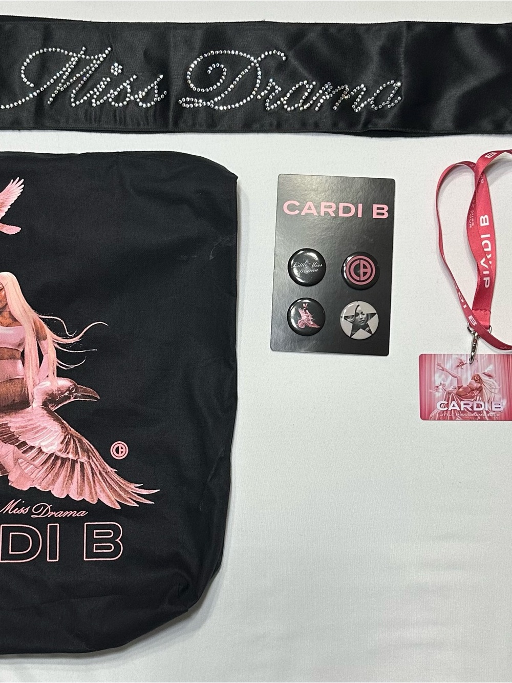 Cardi B Little Miss Drama Tour 2026 Complete VIP Merch Bundle - Authentic NEW
